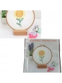 Nakış Kitleri Kasnaklı 8.6 X 6 Cm Ayçiçeği
