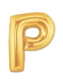 P Harf Folyo Balon Altın Renk  40 inç (5047)