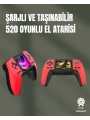 P5 GamePad Retro Konsol – Nostaljik Oyun Deneyimi, 520 Klasik Oyun Seçeneği