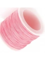 Paraşüt İpi, Bileklik-kolye Örgü İpi 1 Mm 50 Metre Pembe