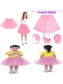 Pembe Renk Tütü Etek Bale Eteği Gösteri Eteği Çocuk Bebek Boy (5047)