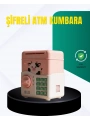 Pembe Şifreli Eğitici ATM Kasa Çocuk Kumbarası