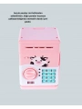 Pembe Şifreli Eğitici ATM Kasa Çocuk Kumbarası
