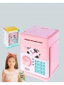 Pembe Şifreli Eğitici ATM Kasa Çocuk Kumbarası