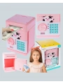 Pembe Şifreli Eğitici ATM Kasa Çocuk Kumbarası