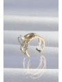 Pirinç Gold Renk İncili Ahtapot Earcuff Küpe