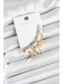 Pirinç Gold Renk Set Küpe