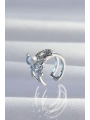 Pirinç Gümüş Renk İncili Ahtapot Earcuff Küpe