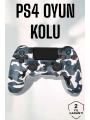 PS4 Oyun Kolu Kamuflaj Desenli Joystick