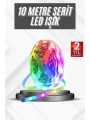 RGB Şerit Led 10 Metre Led Işık Kumanda ile Kontrol RGB