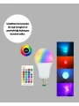 RGB Uzaktan Kumandalı LED Ampul 16 Renkli A Kalite Orijinal