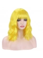 Sarı Renk Uzun Dalgalı Parti Peruğu (5047)