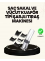 Şarjlı ve Kablosuz Tıraş Makinesi – Her Yerde Rahat Kullanım
