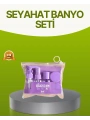 Seyahat Banyo Seti 5 Parça Şeffaf Taşıma Çantalı 30 ml