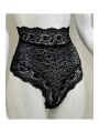 Siyah Dantelli Yüksek Bel Külot Venüs-k1013