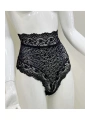 Siyah Dantelli Yüksek Bel Külot Venüs-k1013