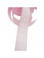 Tafta Dantel Görünümlü Kurdele Pembe 25 Mm 10 Metre