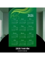Takvim 2026 Premium A3 300 Gr Dijital Baskı Yeşil