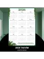 Takvim 2026 Premium A3 300 Gr Dijital Baskı Yeşil Yaprak