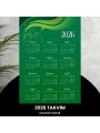 Takvim 2026 Premium A4 300 Gr Dijital Baskı Yeşil