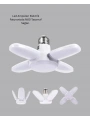 Tasarruflu Pervane LED Ampül 4 Kollu 60 Watt Geniş Alan Aydınlatma
