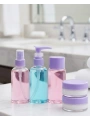 Taşınabilir 5’li Seyahat Banyo Seti Şeffaf Kozmetik Kapları