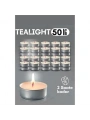 Tealight Mum 50 Adet - Kokusuz Dekoratif Mum