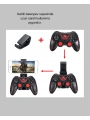 Telefon, Tablet ve PC İçin Çok Fonksiyonlu Bluetooth Gamepad