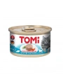 Tomi Kıyılmış Somonlu Tahılsız Yetişkin Konserve Kedi Maması 85 Gr