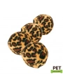 Trixie Leopar Desenli Top Kedi Oyuncağı 4 Adet 4 Cm