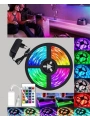 Uzaktan Kumandalı RGB Smart Şerit LED Işık Esnek ve Taşınabilir Dekorasyon