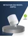 Uzun Ömürlü Şarjlı LED Ampul 30 Watt Güçlü Aydınlatma