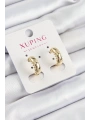 Xuping Çit Halka Model Gold Renk Kadın Küpe