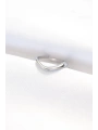 Yassı Silver Renk Ayarlanabilir Yüzük