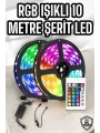 Yeni Nesil RGB Işıklı 10Metre Şerit Led Kumandalı Şarj Edilebilir