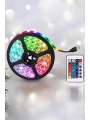 Yeni Nesil RGB Işıklı 10Metre Şerit Led Kumandalı Şarj Edilebilir