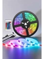 Yeni Nesil RGB Işıklı 10Metre Şerit Led Kumandalı Şarj Edilebilir