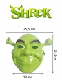 Yeşil Shrek Maskesi 21x25 cm (5047)
