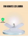 Yüksek Işık Güçlü LED Ampül 4 Kollu Katlanır Pervane Tasarım