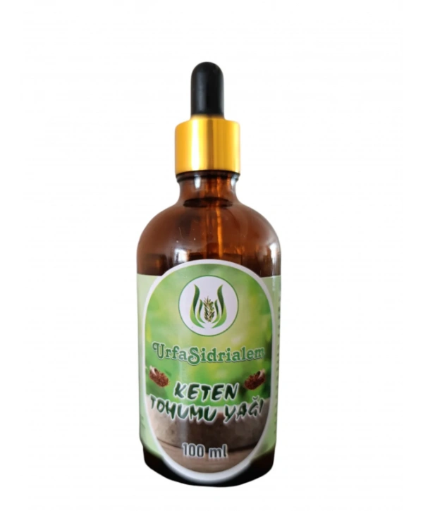 %100 Doğal Soğuk Sıkım Keten Tohumu Yağı – 100 Ml | Bitkisel Cilt Ve Saç Bakım Yağı