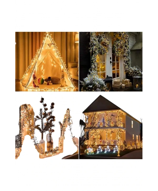 10 Metre Led Işık Saçaklı Dekoratif Şerit Led