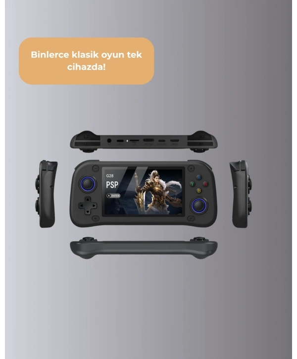 10000 Hazır Yüklü Oyunlu 4.3 İnç IPS Ekranlı Oyun Konsolu