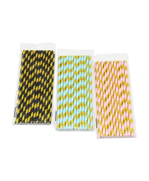 25 ADET KAĞIT KOKTEYL PİPET  (5047)