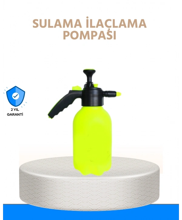 2L Bahçe ve Araç Temizlik Pompası Bakır Uçlu Basınçlı Sprey