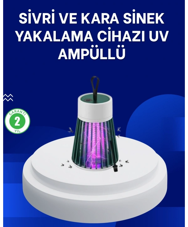 2’si 1 Arada LED Işıklı Elektrikli Böcek Öldürücü