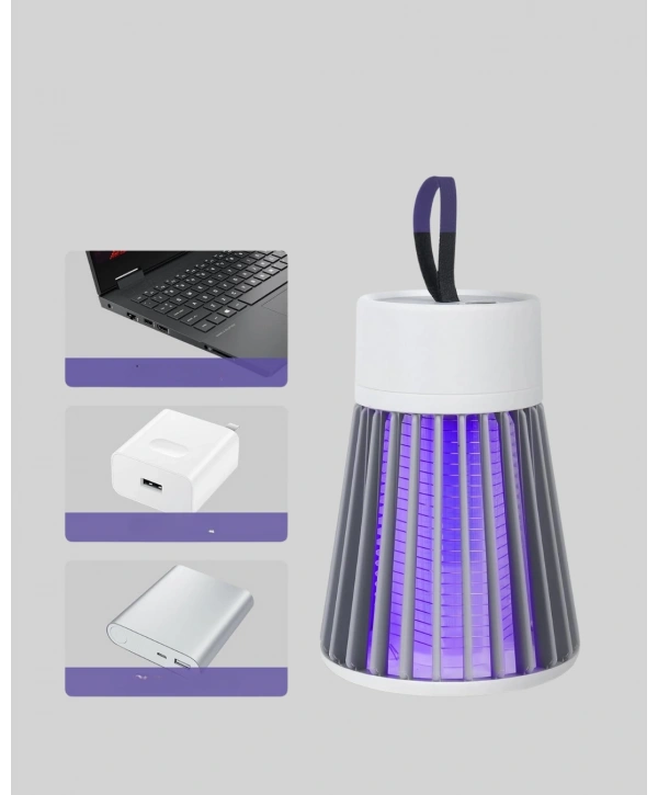 2’si 1 Arada LED Işıklı Elektrikli Böcek Öldürücü