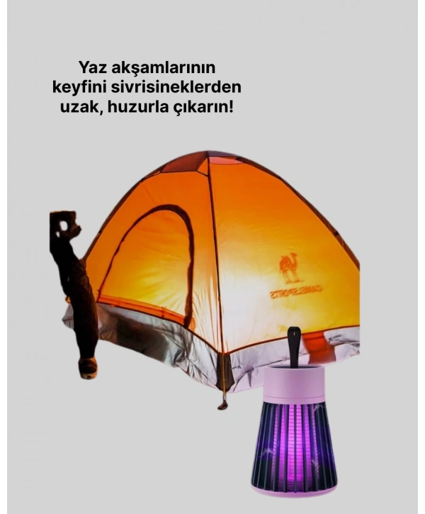 2’si 1 Arada LED Işıklı Elektrikli Böcek Öldürücü