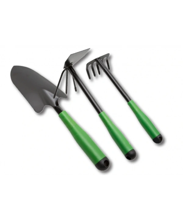 3 Parça Bahçe Seti - Çapa Tırmık Kazma Set (5047)