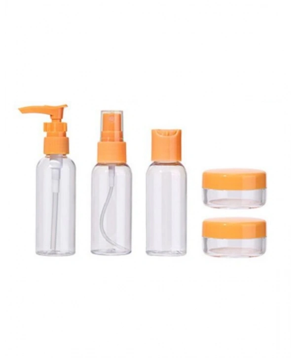 30 ml 5’li Seyahat Şişesi Seti Çantalı Kozmetik Organizer