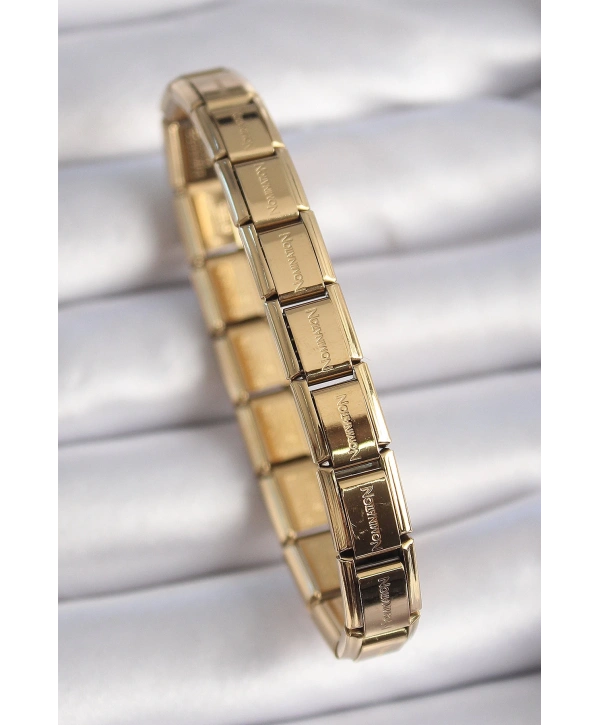 316L Çelik Gold Renk Yazılı Nomination Charm Bileklik